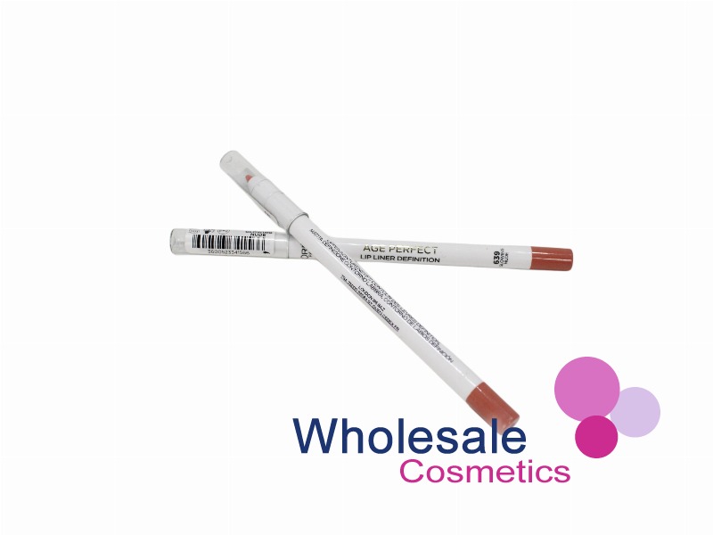 12 x L'Oreal Age Perfect Anti Feathering Lip Liner Pencil - 639 GLOWING NUDE